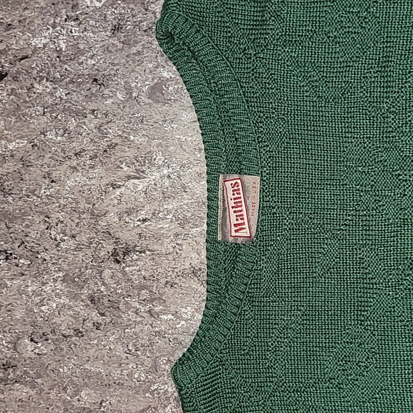 Vintage. Made in USA. Mathias. 💯 Acrylic crewneck pullover. Textured.Women's 2X - Picture 9 of 16